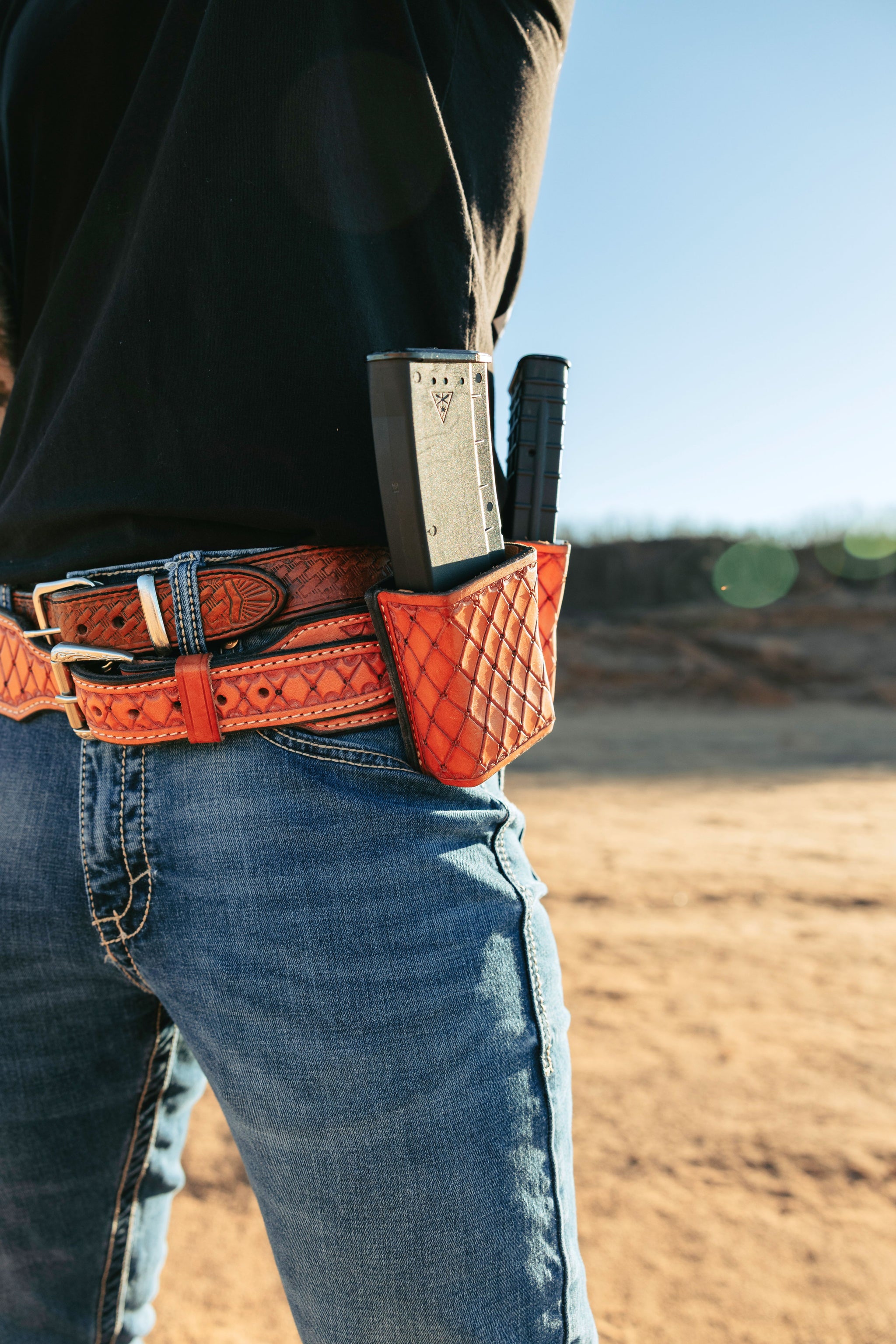 Leather AR/AK47 Mag Pouch