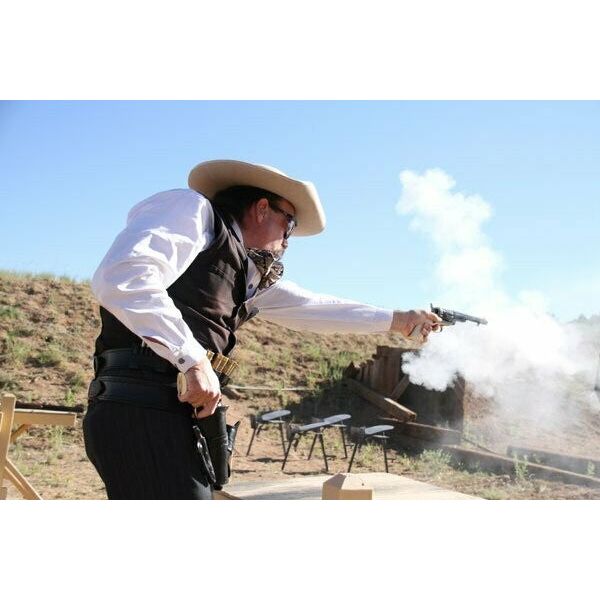 Gun Fighter Style Holsters w/Border Tooling and One Bullet