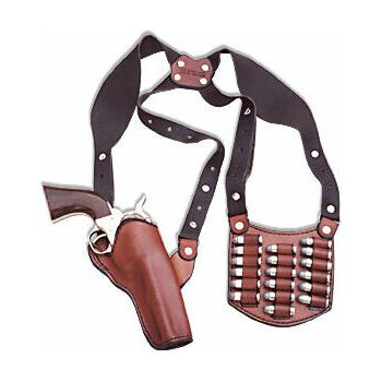 Single or Double Action Shoulder Holster with Bullet Plate