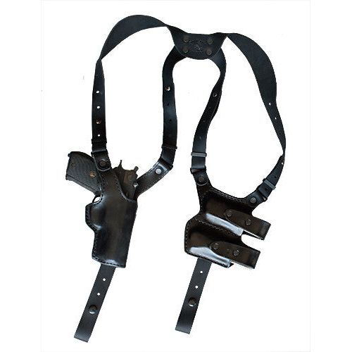 Vertical Shoulder Holster w/Double Mag