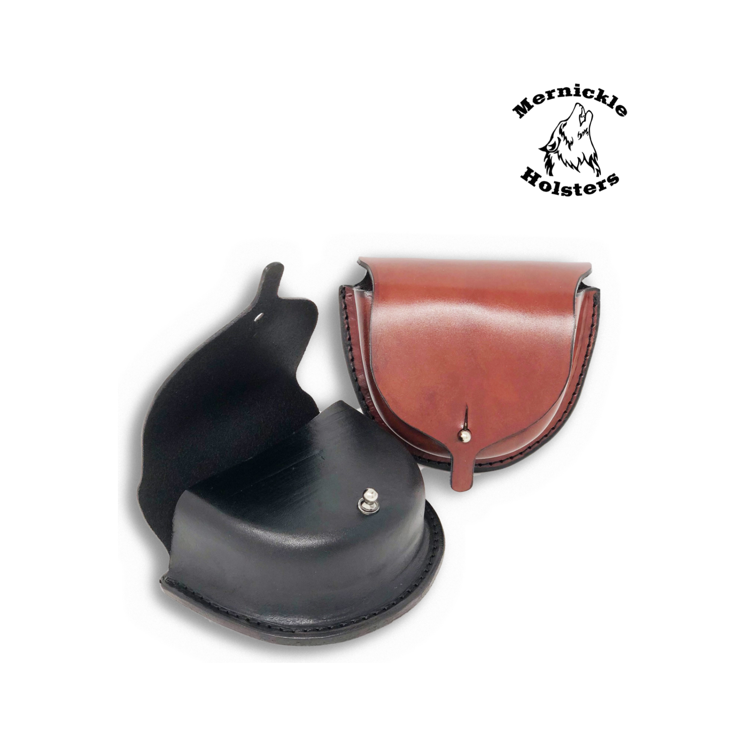 Leather Closed Top Bullet Pouch