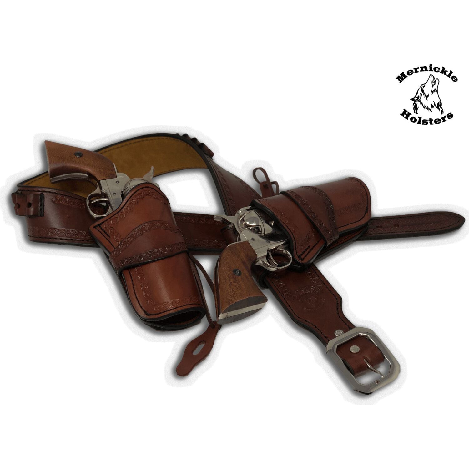 Cowboy Action Holsters w/Floral Tool