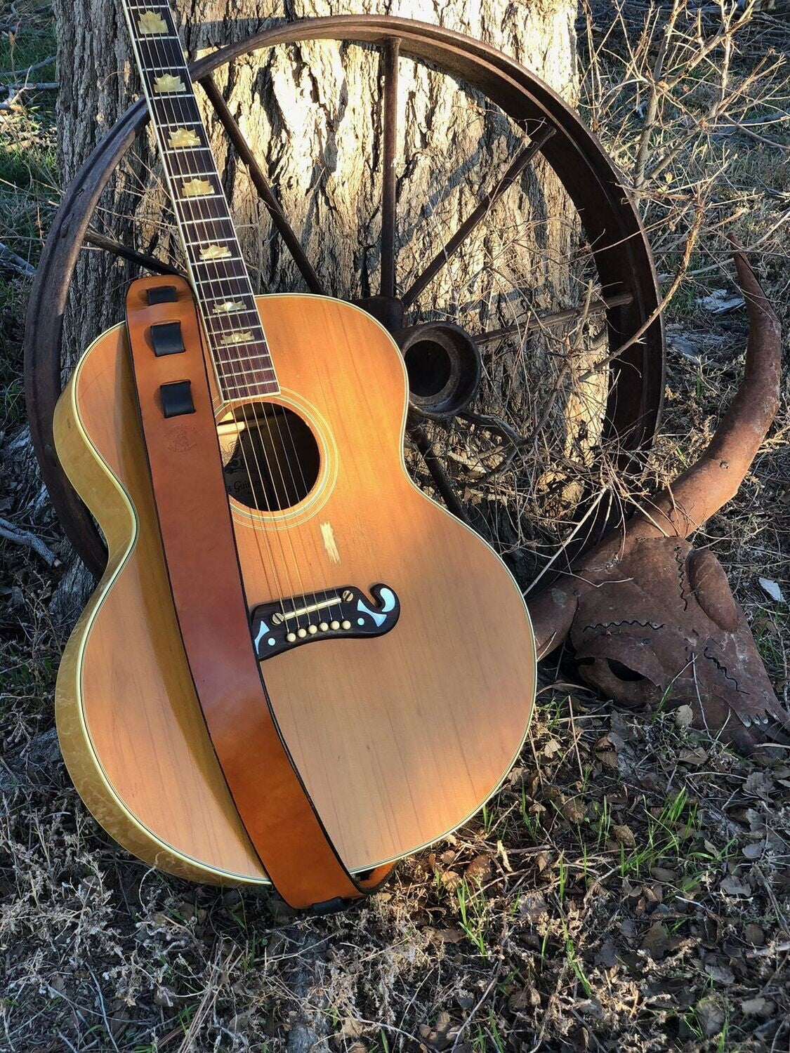 Custom Leather Guitar Strap